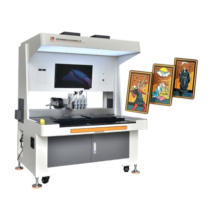 Artistic Enamel Emoji Pin Filling Machine - High Precision Crafting Equipment